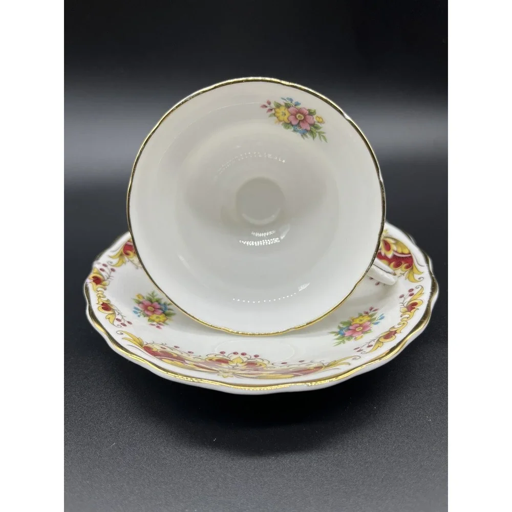Vintage England Fine Bone China Royal Kendall Tea Cup and Saucer